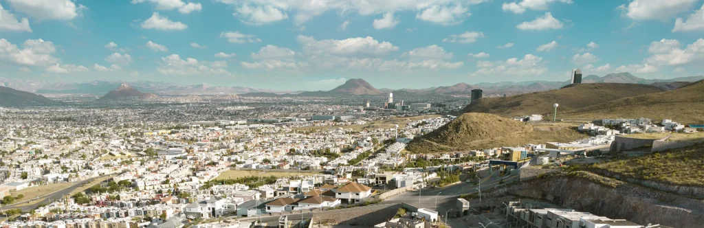 Vista aerea de rialto residencial